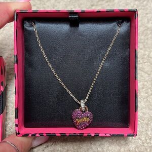 Juicy Couture heart necklace